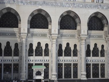 Suudi Arabistan-Mekke 20 Haziran 2019, Müslümanlar ibadet kutsal arazi içinde.