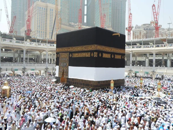 Saoedi Arabië Mekka Juni 2019 Moslims Aanbidden Het Heilige Land — Stockfoto