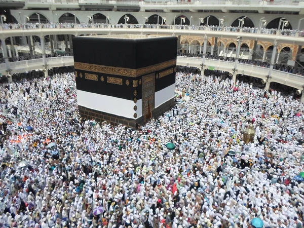 Saoedi Arabië Mekka Juni 2019 Moslims Aanbidden Het Heilige Land — Stockfoto