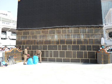 Suudi Arabistan-Mekke 20 Haziran 2019, Müslümanlar ibadet kutsal arazi içinde.