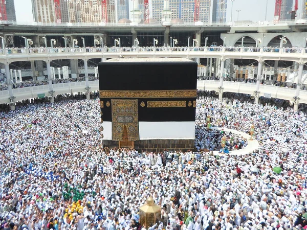 Arábia Saudita Meca Junho 2019 Muçulmanos Adoram Terra Santa — Fotografia de Stock