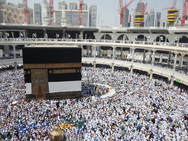 Saudi Arabia - Mecca 20 June 2019, Muslims worship in the Holy Land.
