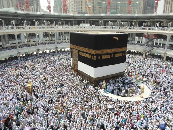 Saudiarabien Mecka Juni 2019 Muslimer Dyrkan Det Heliga Landet — Stockfoto