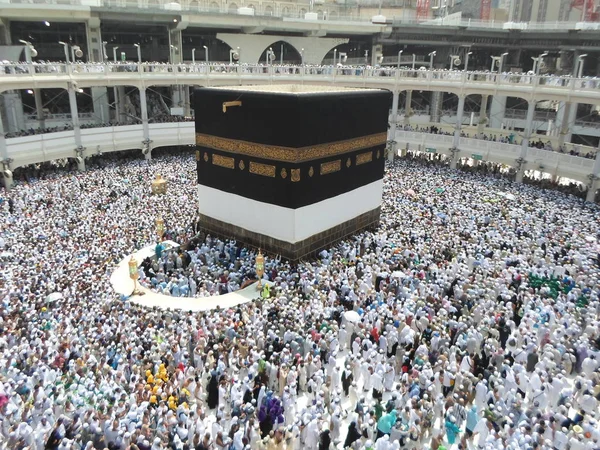 Saoedi Arabië Mekka Juni 2019 Moslims Aanbidden Het Heilige Land — Stockfoto