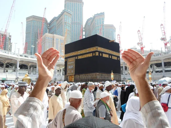 Saoedi Arabië Mekka Juni 2019 Moslims Aanbidden Het Heilige Land — Stockfoto