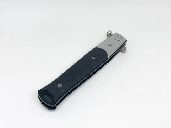 白い背景に折りたたみ式ポケットナイフ — ストック写真