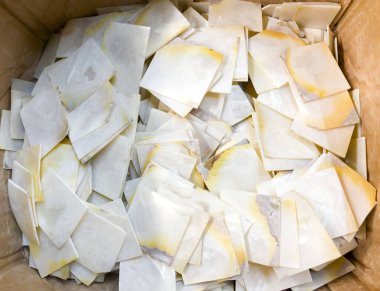 Sıkıştırılmış sedef.