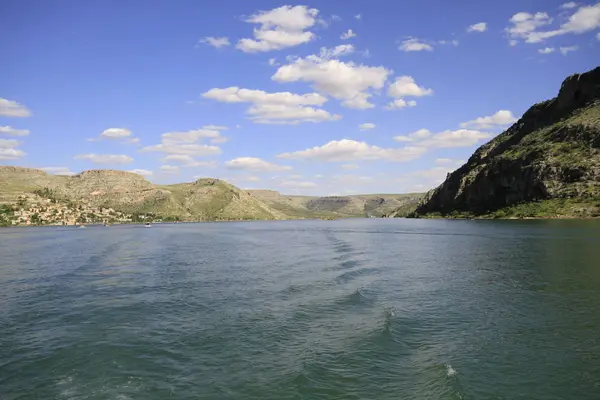 Sunken Village Halfeti Gaziantep Turkey — Stock Photo, Image