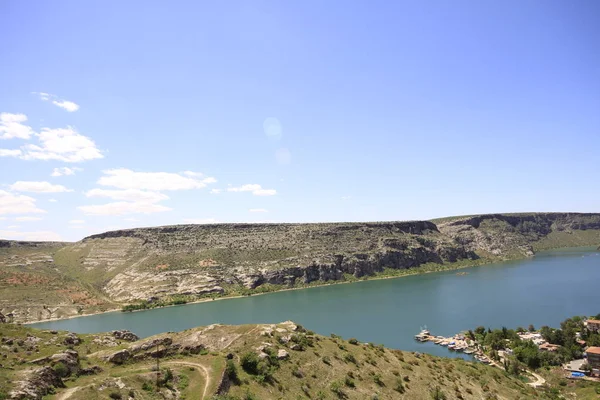 Aldea Hundida Halfeti Gaziantep Turquía —  Fotos de Stock