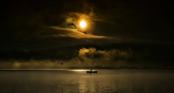 Apolyont Ulubat Lago Glyazi Bursa Turquia — Fotografia de Stock