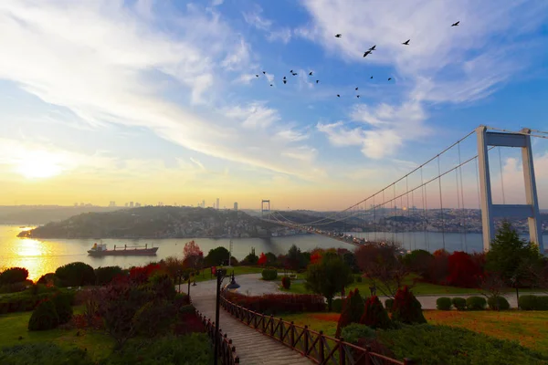 Puente Del Bósforo Ciudad Estambul — Foto de Stock