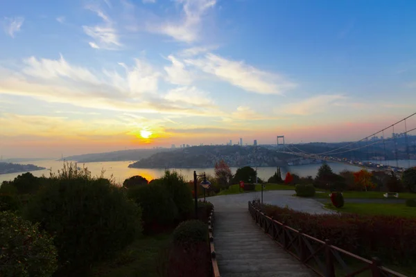 Puente Del Bósforo Ciudad Estambul — Foto de Stock