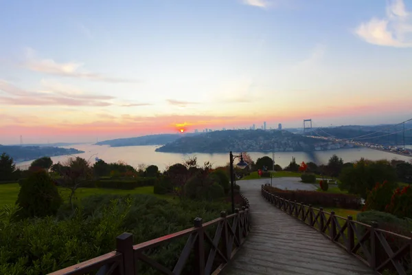 Puente Del Bósforo Ciudad Estambul — Foto de Stock