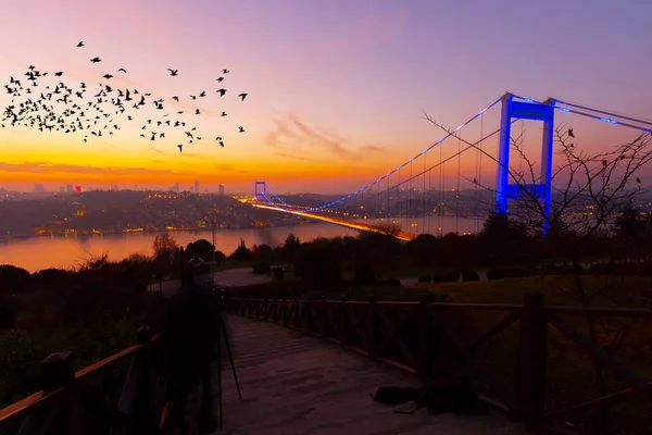 Puente Del Bósforo Ciudad Estambul — Foto de Stock