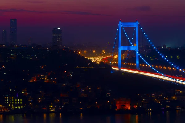 Puente Del Bósforo Ciudad Estambul —  Fotos de Stock