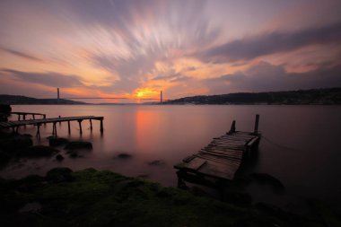 Boğaz Köprüsü ve günbatımı