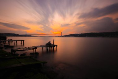 Boğaz Köprüsü ve günbatımı