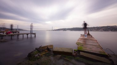 Boğaz Köprüsü ve günbatımı