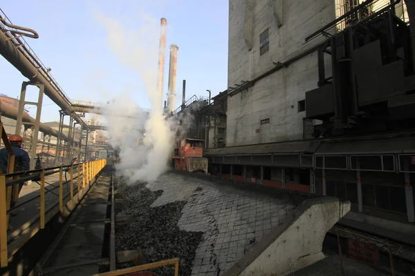 Pabrik Besi Dan Baja Karabk — Stok Foto
