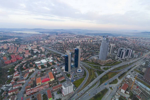 Istanbul Noite Cidade Paisagem — Fotografia de Stock