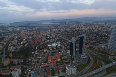 istanbul gece ve Manzara kenti