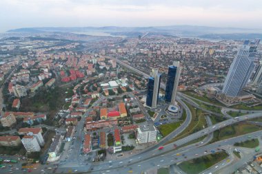 istanbul gece ve Manzara kenti
