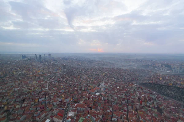 Istanbul Noite Cidade Paisagem — Fotografia de Stock