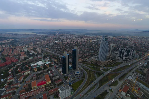 Istanbul Noite Cidade Paisagem — Fotografia de Stock