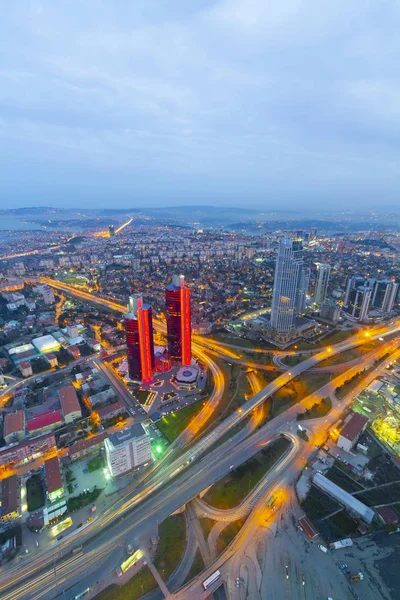 Istanbul Nacht Und Landschaft Stadt — Stockfoto