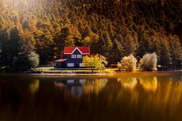 Bolu Lago Golcuk Paisaje — Foto de Stock