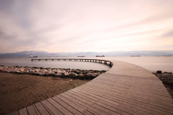 Wooden Path Seka Park Zmit Turkey — Stock Photo, Image