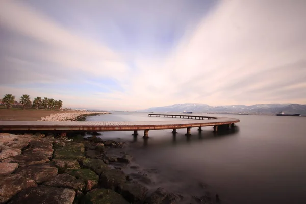 Wooden Path Seka Park Zmit Turkey — Stock Photo, Image