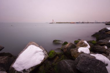 İstanbul'un Ile ilçesinden Karadeniz sahilinin görünümü