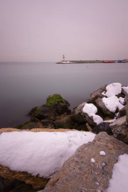 İstanbul'un Ile ilçesinden Karadeniz sahilinin görünümü