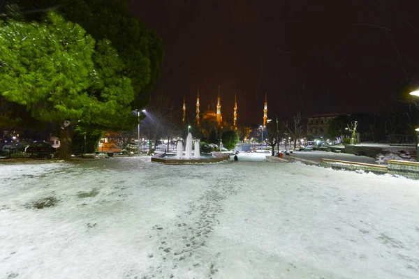 Mesquita Azul Mehmet Akif Ersoy Park — Fotografia de Stock