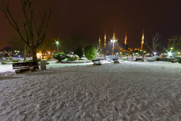 Modrá Mešita Mehmet Akif Parku — Stock fotografie