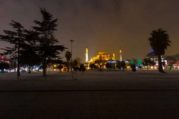 Μπλε Τζαμί Από Πάρκο Μεχμέτ Ακάν Έρσος — Φωτογραφία Αρχείου