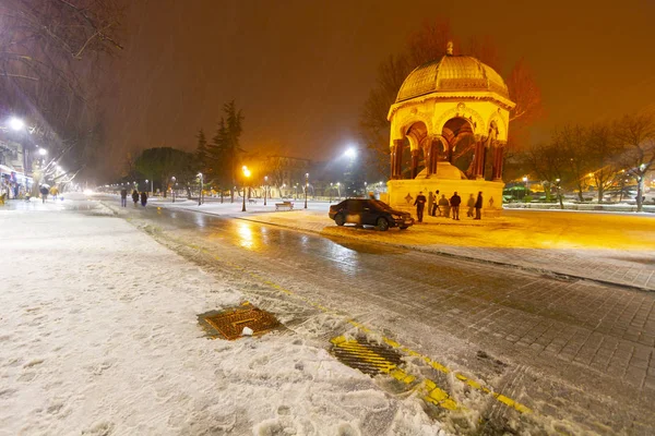 Blå Moskén Från Mehmet Akif Ersoy Park — Stockfoto