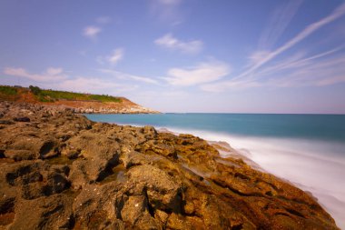 İstanbul'un Ile ilçesinden Karadeniz sahilinin görünümü