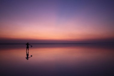 Tuz Gölü ve gün batımı / Ankara