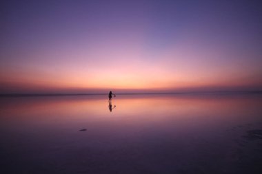 Tuz Gölü ve gün batımı / Ankara