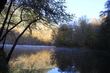 Yedigoller Ulusal Parkı, Sonbahar manzarası. Bolu, Türkiye