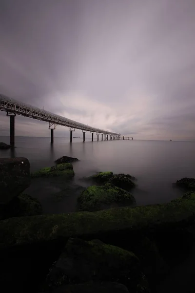 Istanbul Küste Boote Und Piers — Stockfoto