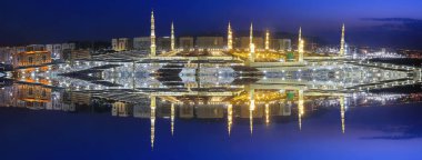 Müslümanların ibadet nabawi Camii, Medine, Suudi Arabistan için toplandı