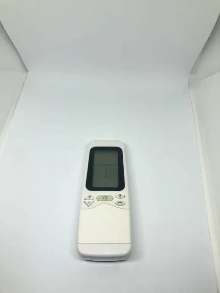 空调遥控器白色背景 — 图库照片