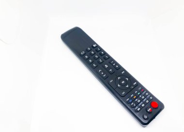 Tv uzaktan kumanda beyaz arka plan