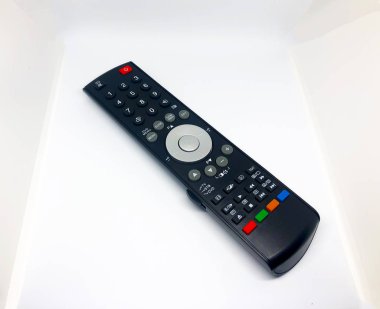 Tv uzaktan kumanda beyaz arka plan