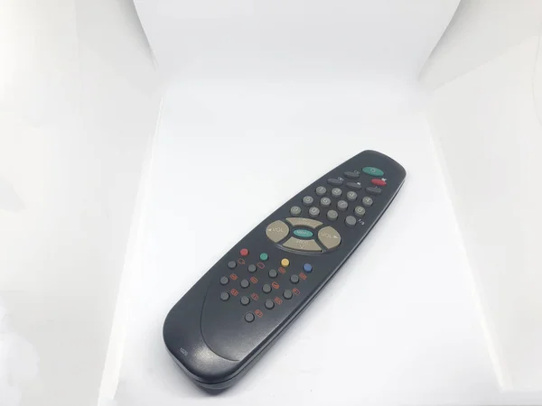 Tv remote control white background