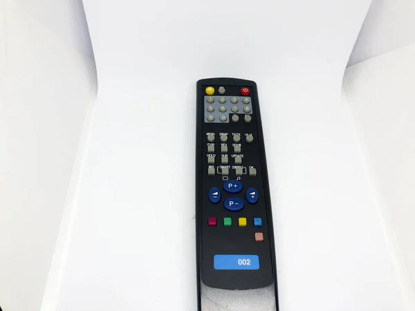 Tv remote control white background