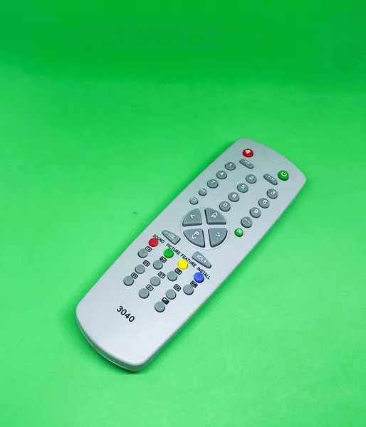 Tv remote control white background